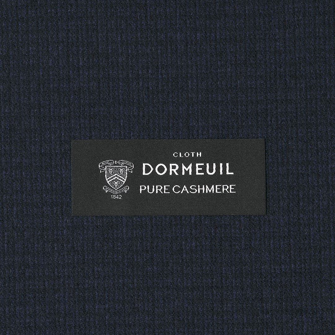 Dormeuil Saf Kaşmir Kumaş Lacivert Kare 01