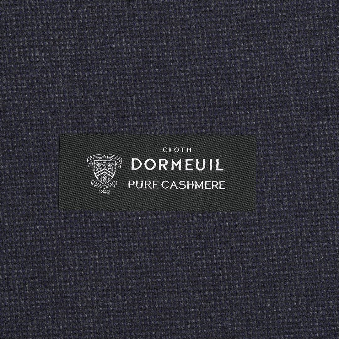 Dormeuil Saf Kaşmir Kumaş Lacivert Kuşgözü 03