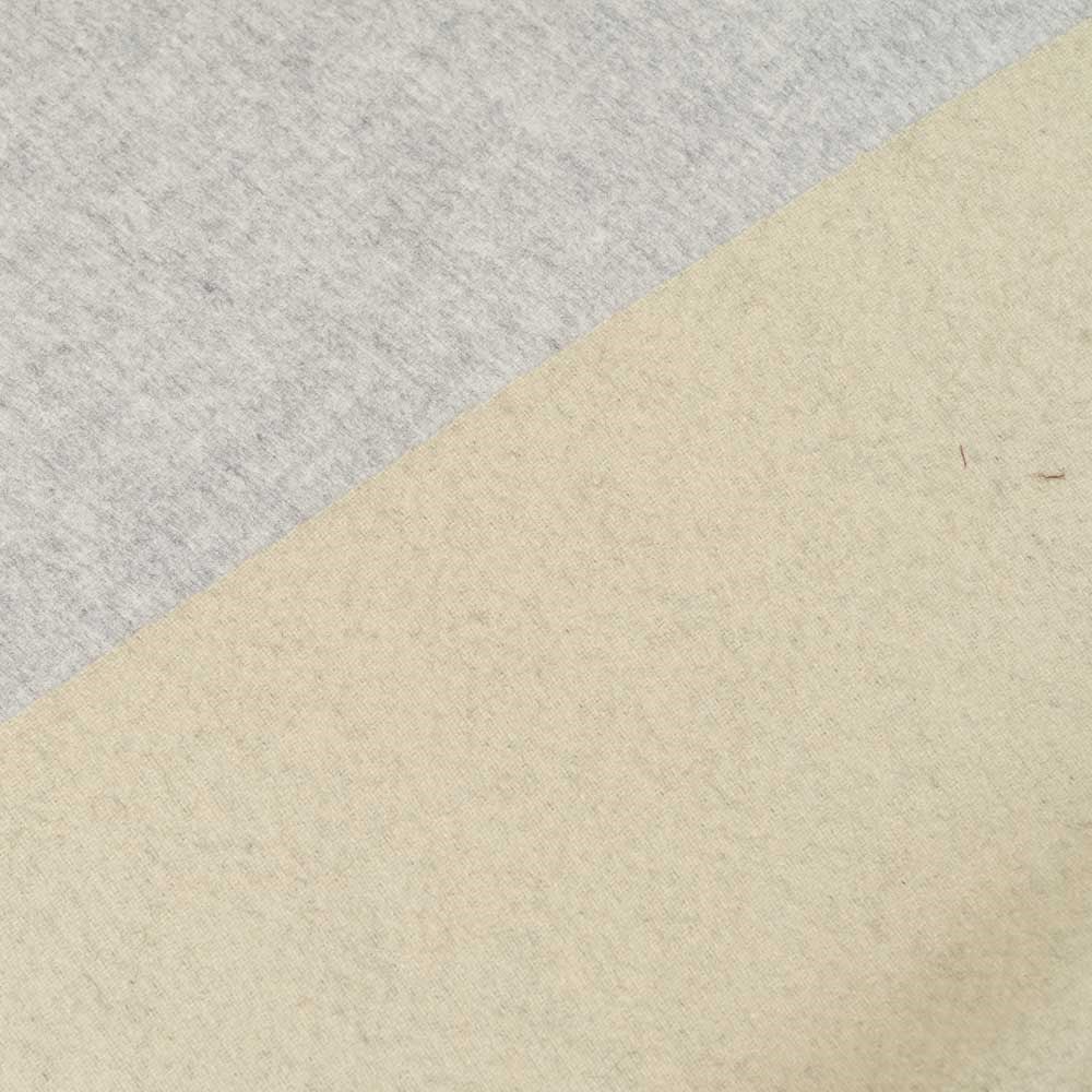 Double Face Kaşmir Mantoluk Gri / Pudra 06