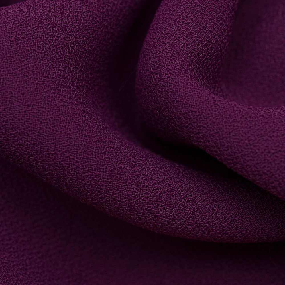 Double Krep Kumaş Mürdüm 03