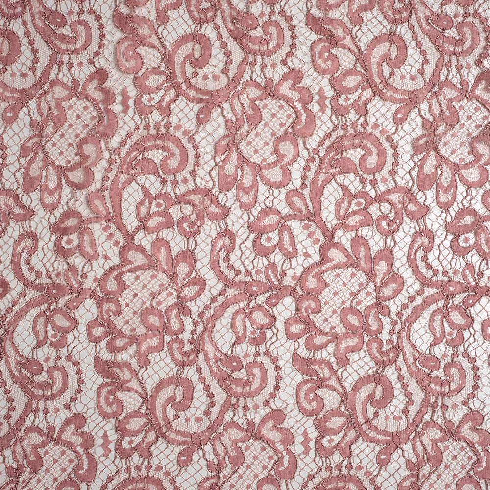 Fransız Kupon Dantel Açık Pudra 16