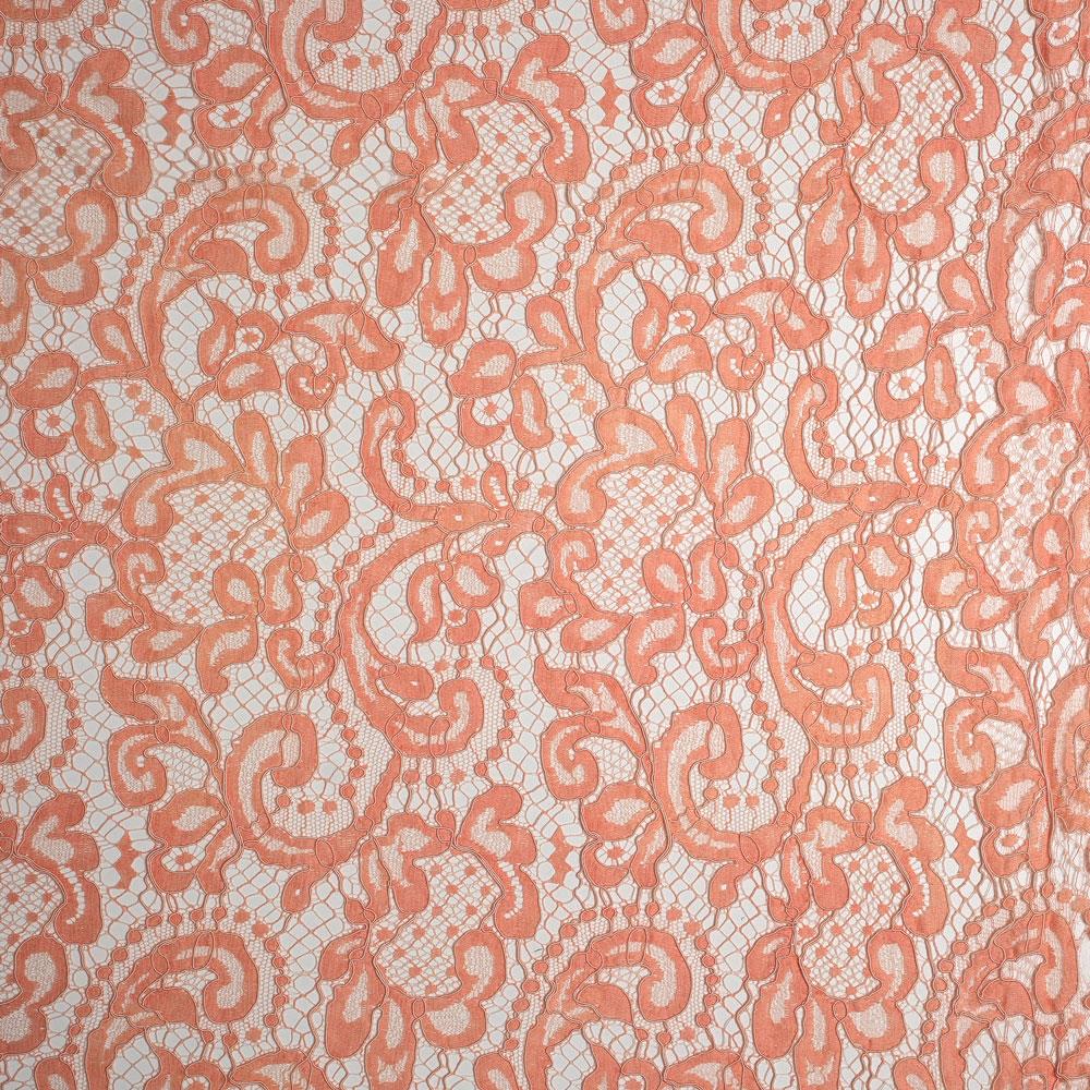 Fransız Kupon Dantel Coral 18