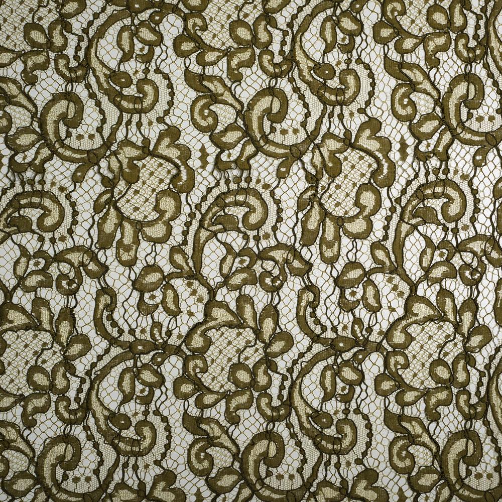 Fransız Kupon Dantel Yağ Yeşili 08