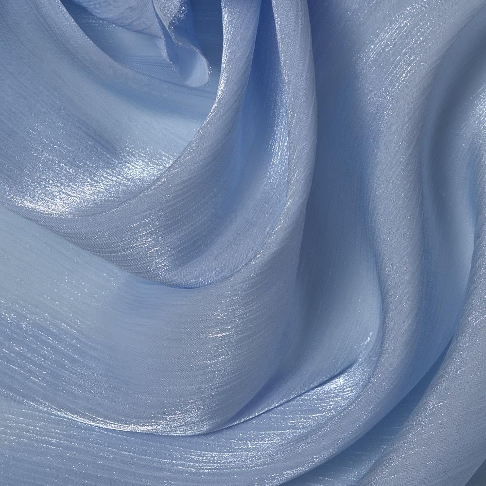 Gucci Kristal Şifon Kumaş Bebe Mavisi 09