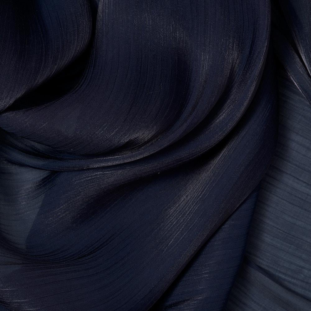 Gucci Kristal Şifon Kumaş Lacivert 325