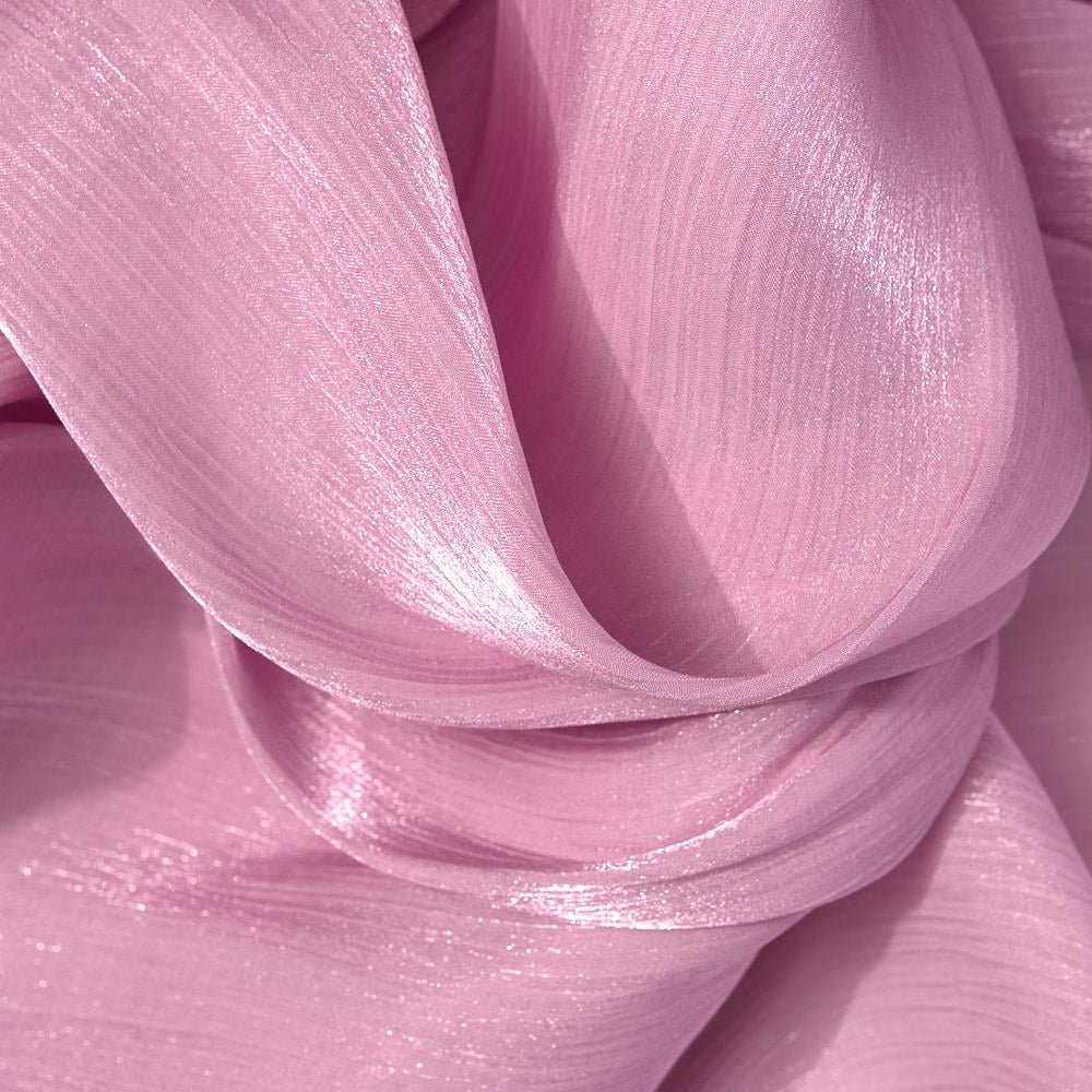 Gucci Kristal Şifon Kumaş Pembe 27