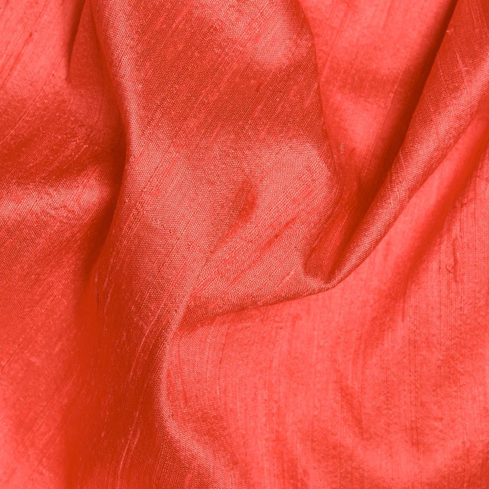 Hint İpek Şantuk Kumaş Mercan 06