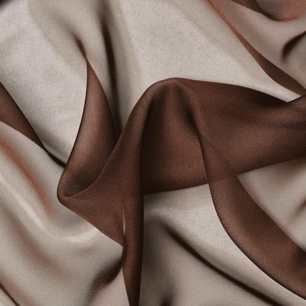İpeksi Şifon Kumaş Kahve 64