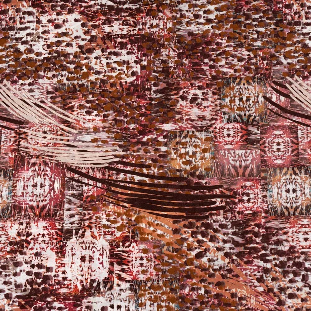 İtalyan İpek Krep De Chine Emprime 04