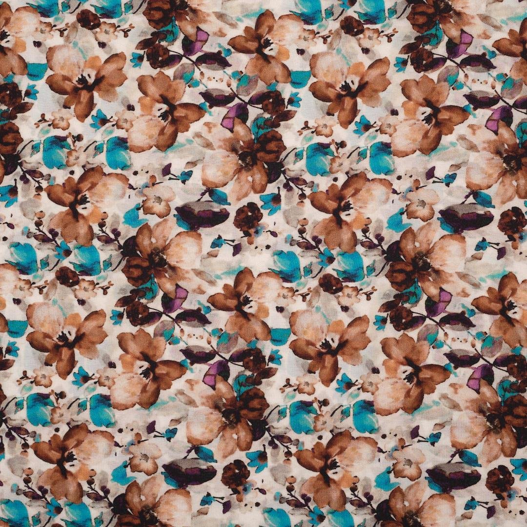 İtalyan İpek Krep De Chine Emprime 12