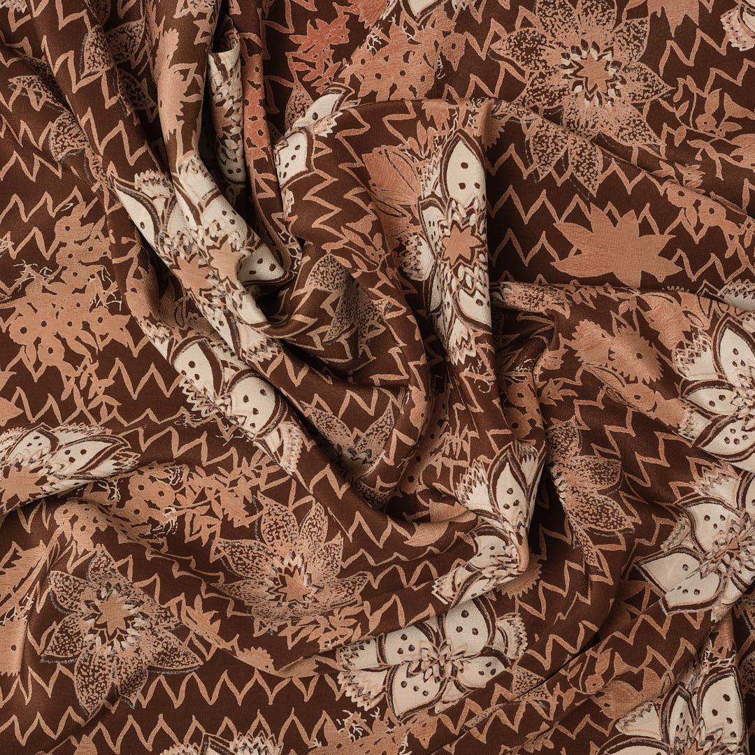 İtalyan İpek Krep De Chine Emprime 13