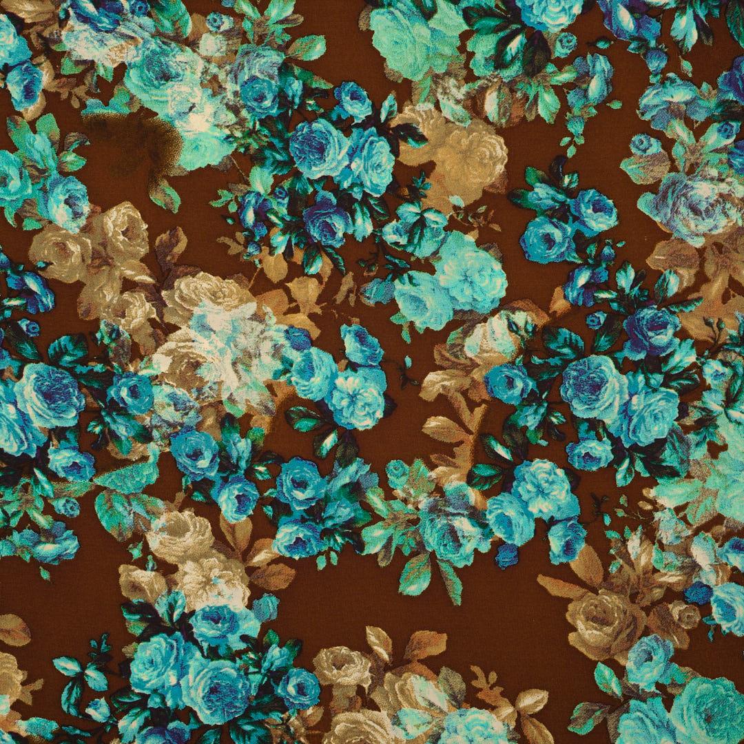 İtalyan İpek Krep De Chine Emprime 15