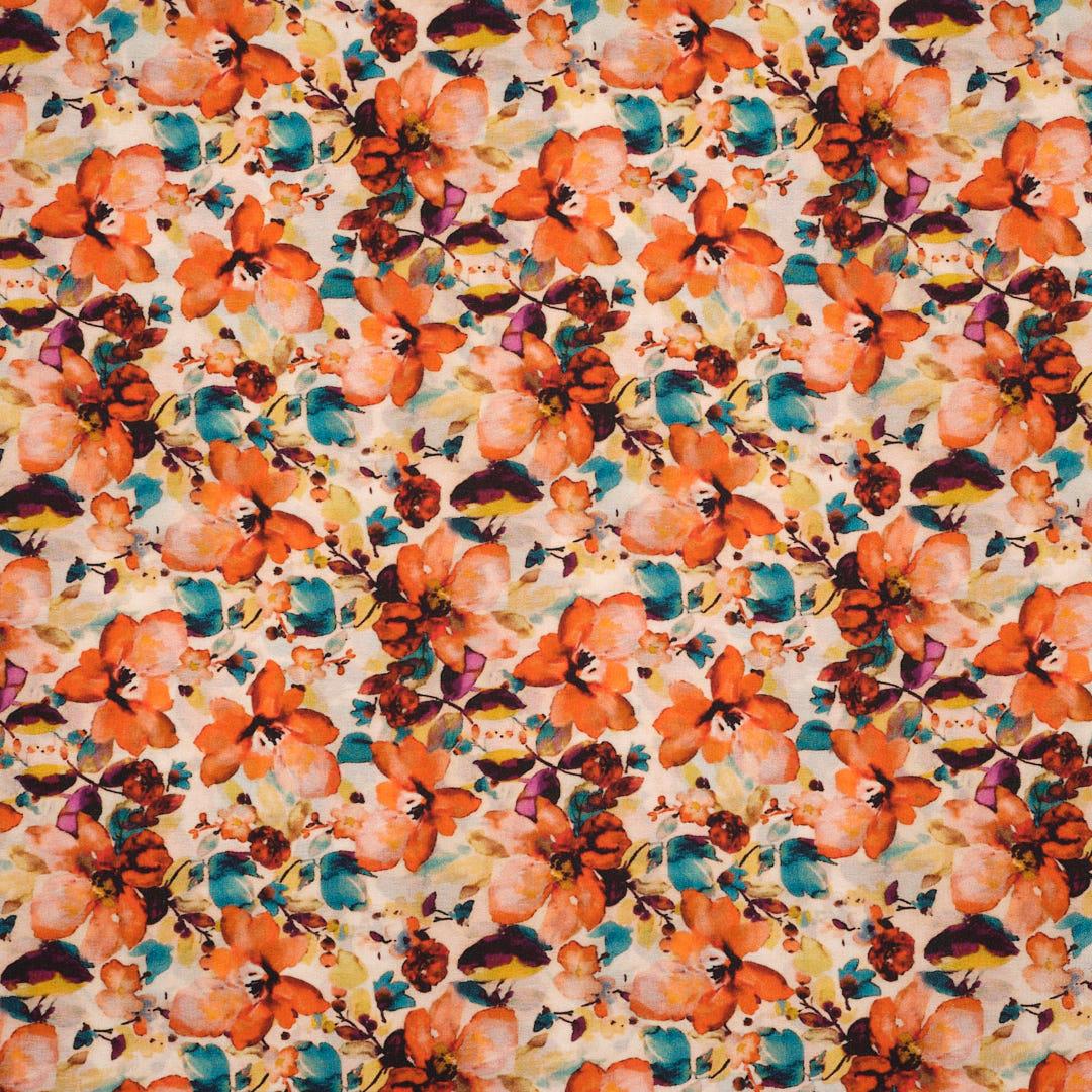 İtalyan İpek Krep De Chine Emprime 16