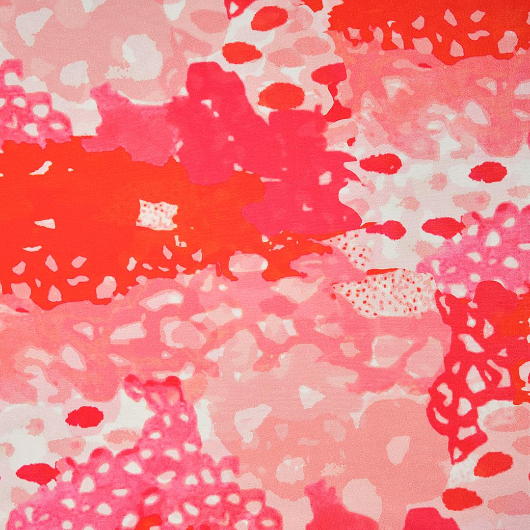 İtalyan İpek Krep De Chine Emprime 18