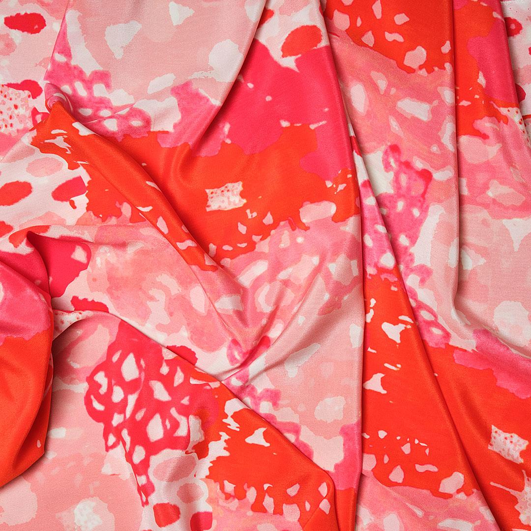 İtalyan İpek Krep De Chine Emprime 18