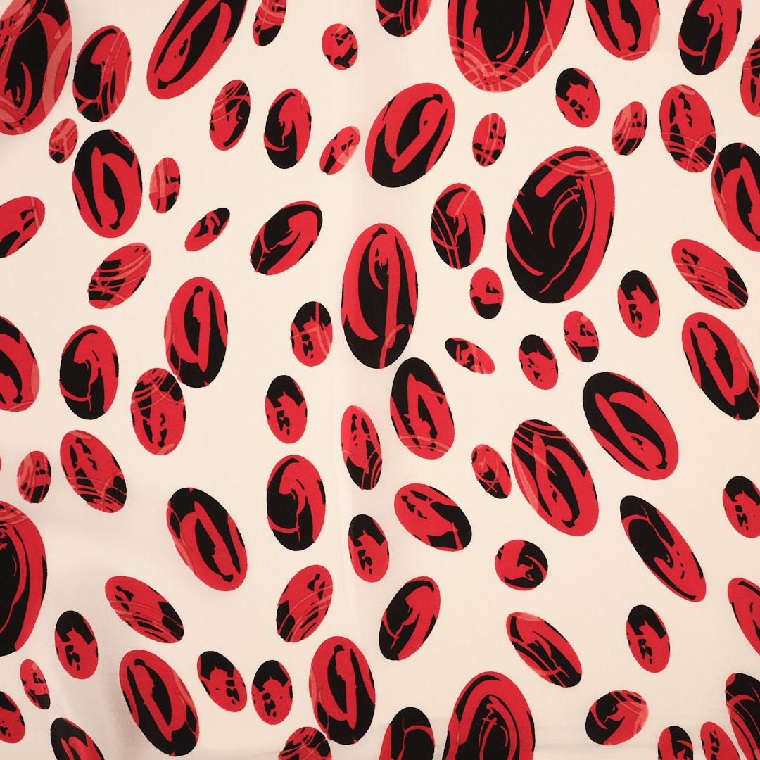 İtalyan İpek Krep De Chine Emprime 22