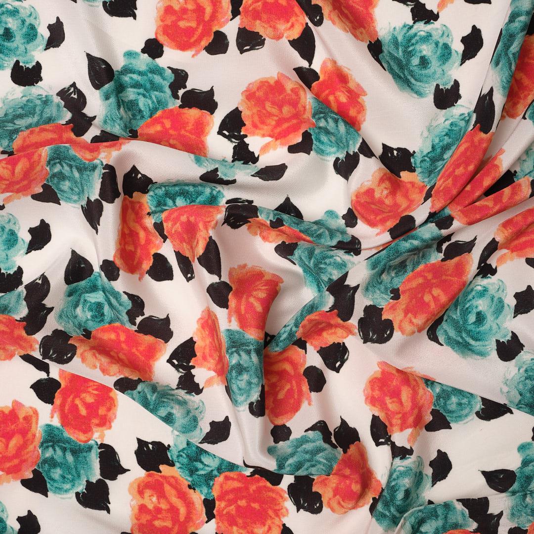 İtalyan İpek Krep De Chine Emprime 24