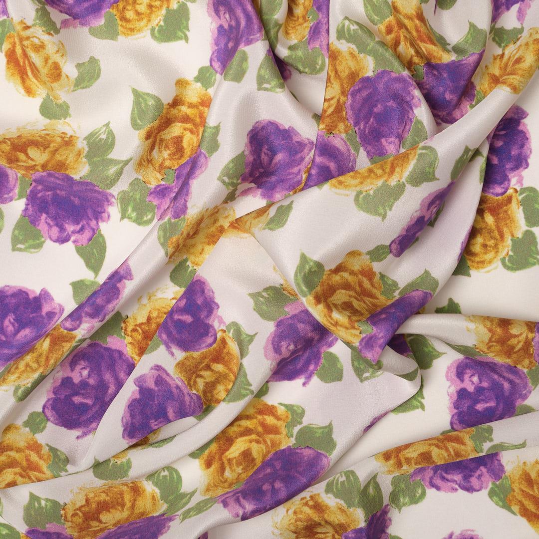 İtalyan İpek Krep De Chine Emprime 25