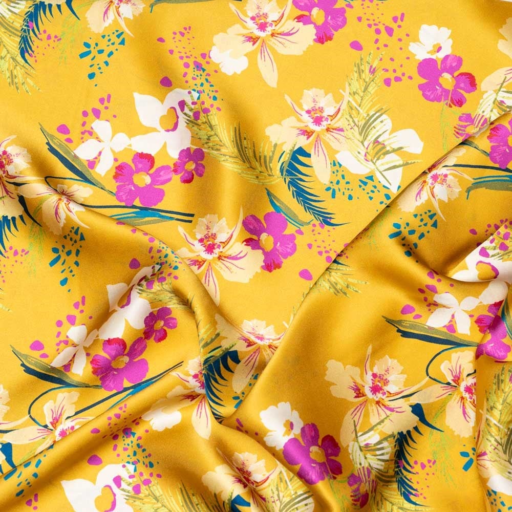 İtalyan İpek Saten Emprime 09