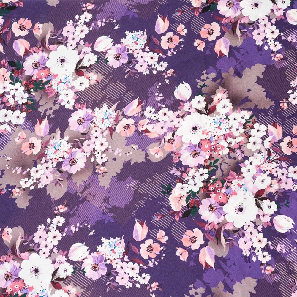 İtalyan İpek Saten Emprime 18