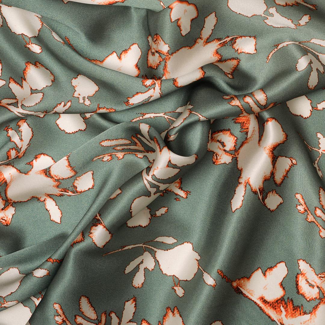 İtalyan İpek Saten Emprime 32