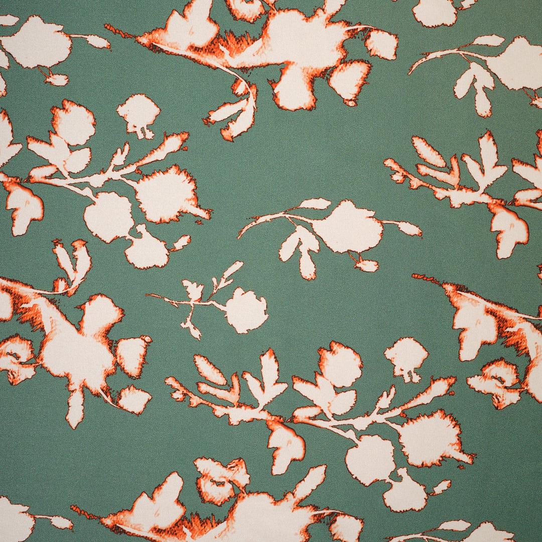 İtalyan İpek Saten Emprime 32