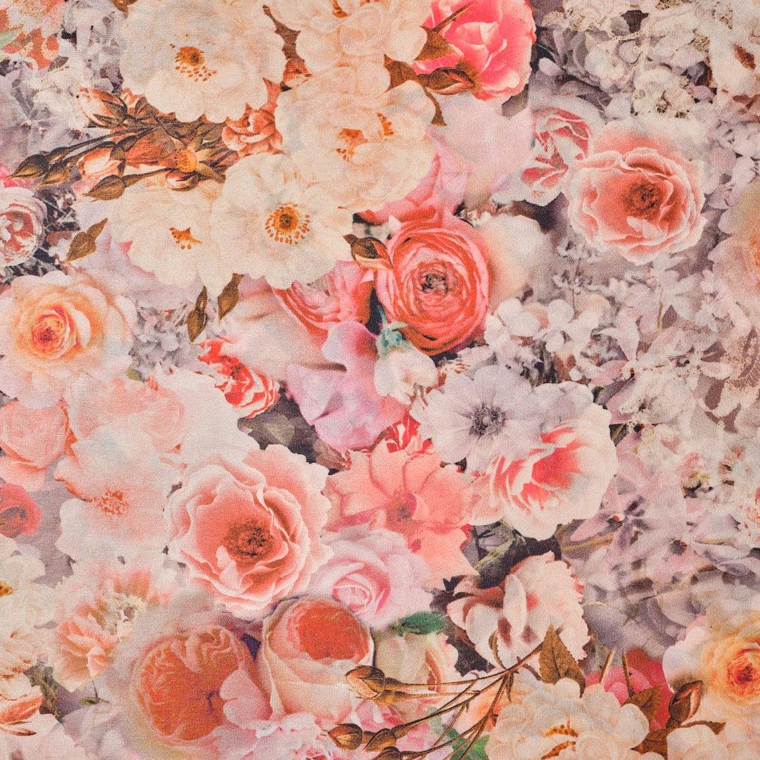 İtalyan İpek Saten Emprime 39