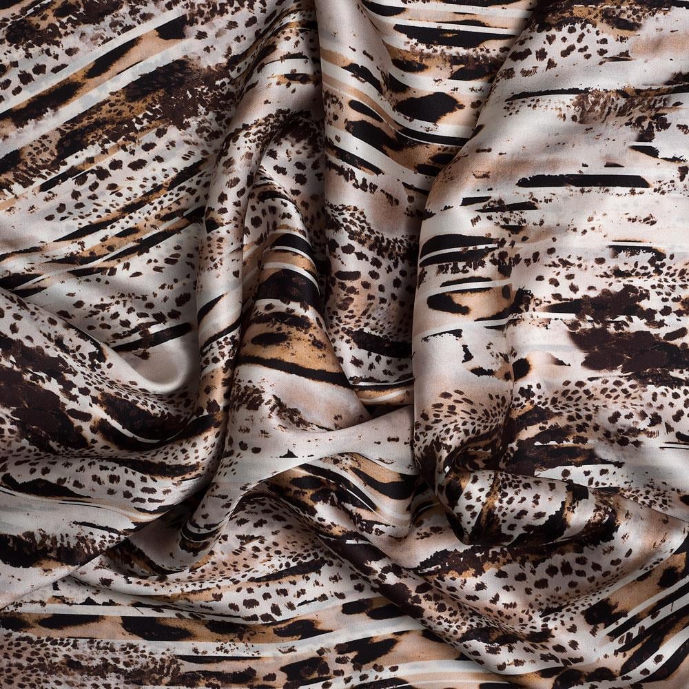 İtalyan İpek Saten Emprime 42