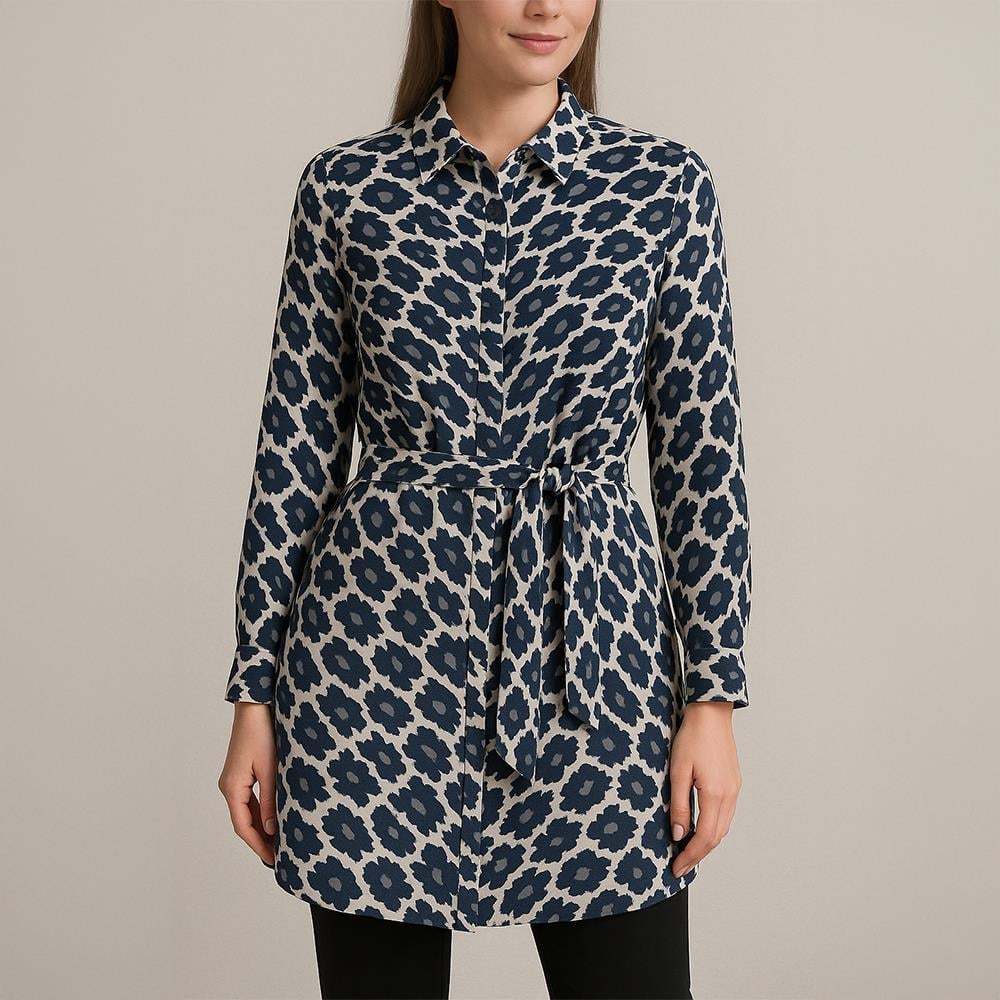 İtalyan İpek Saten Emprime 45