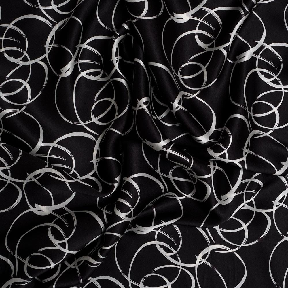 İtalyan İpek Saten Emprime 46