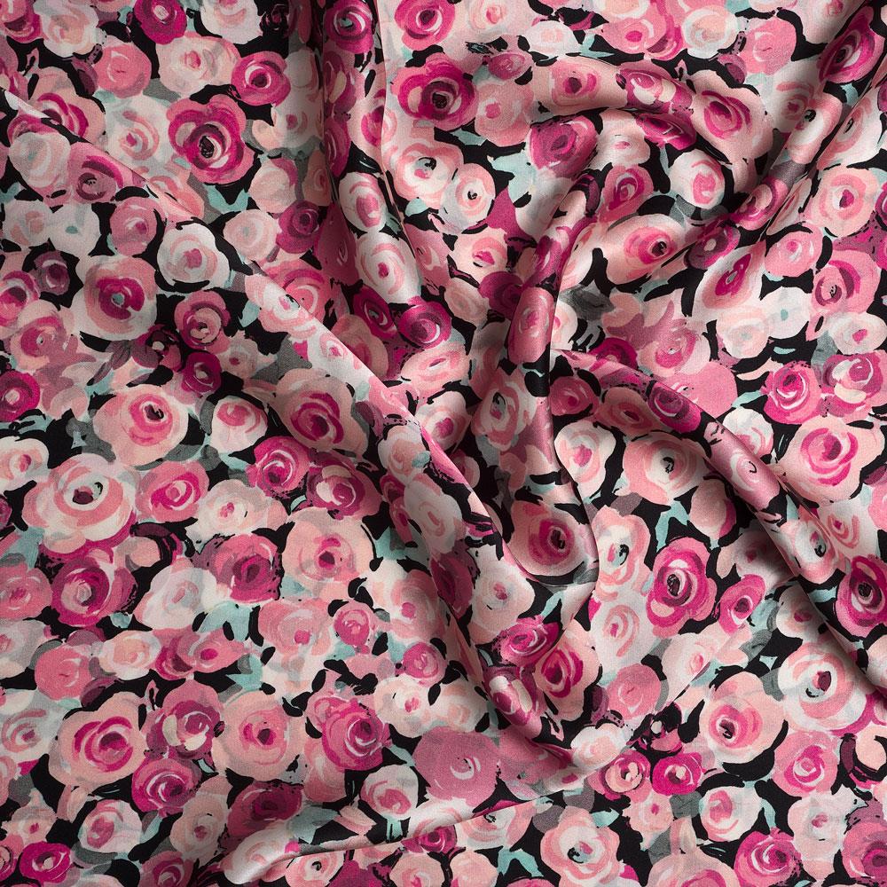 İtalyan İpek Saten Emprime 47