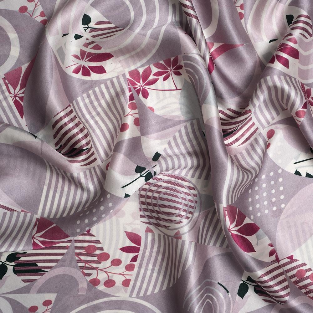 İtalyan İpek Saten Emprime 77