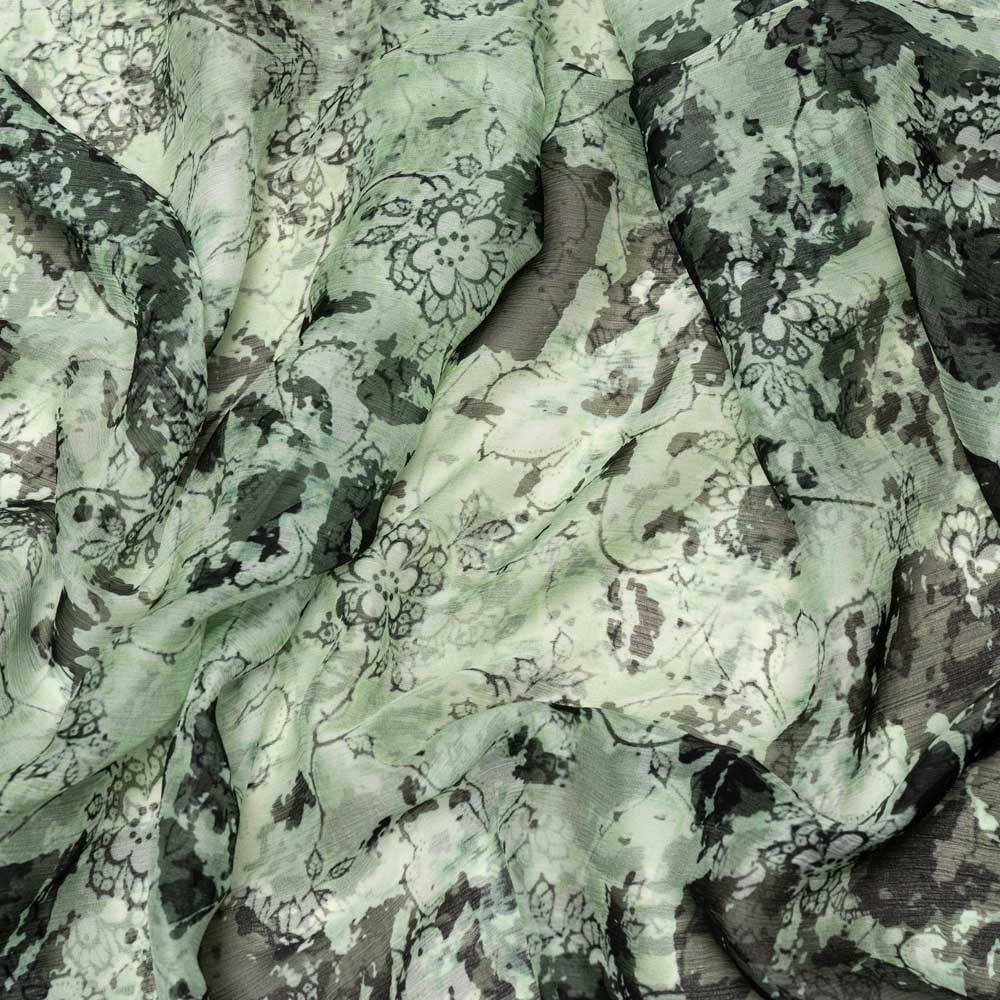 İtalyan İpek Şifon Emprime 07