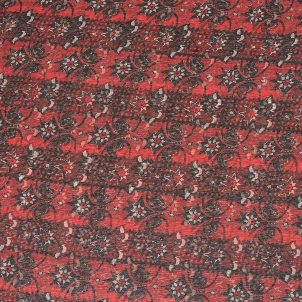 İtalyan İpek Şifon Emprime 08