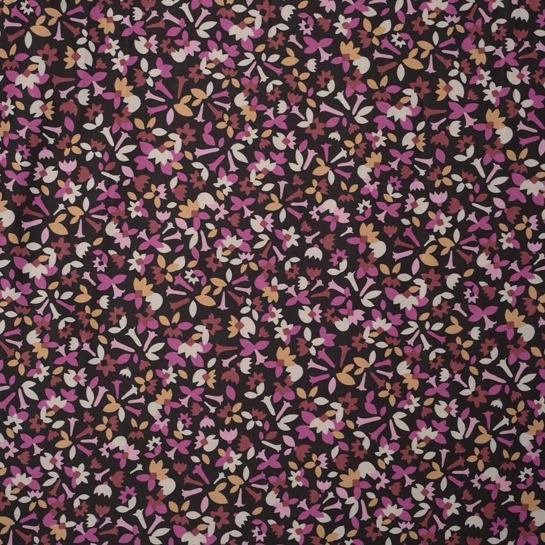 İtalyan Koton Saten Emprime Kumaş 01