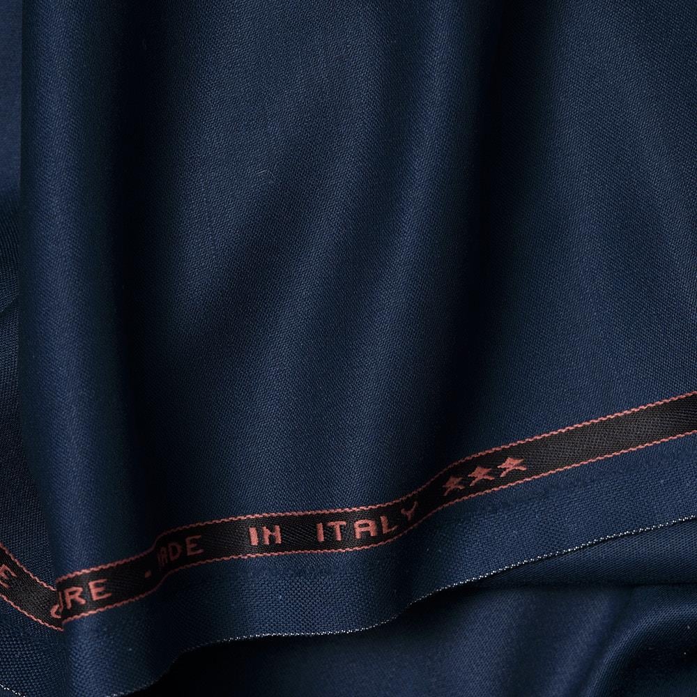 İtalyan Licra Yün Saten Gabardin Lacivert 155