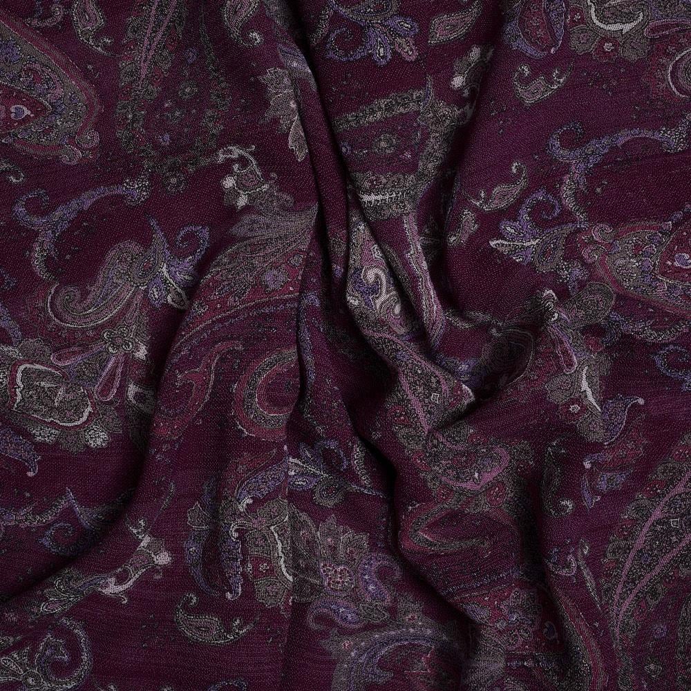 İtalyan Yün Vual Emprime Kumaş 03