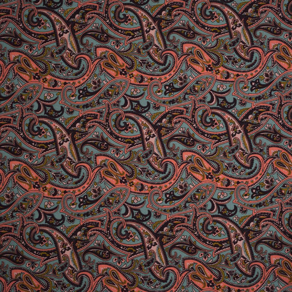 İtalyan Yün Vual Emprime Kumaş 05