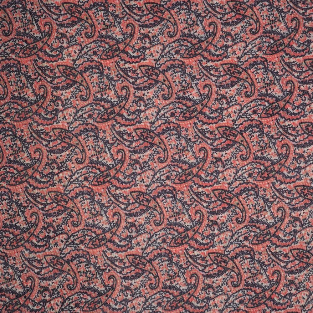 İtalyan Yün Vual Emprime Kumaş 06