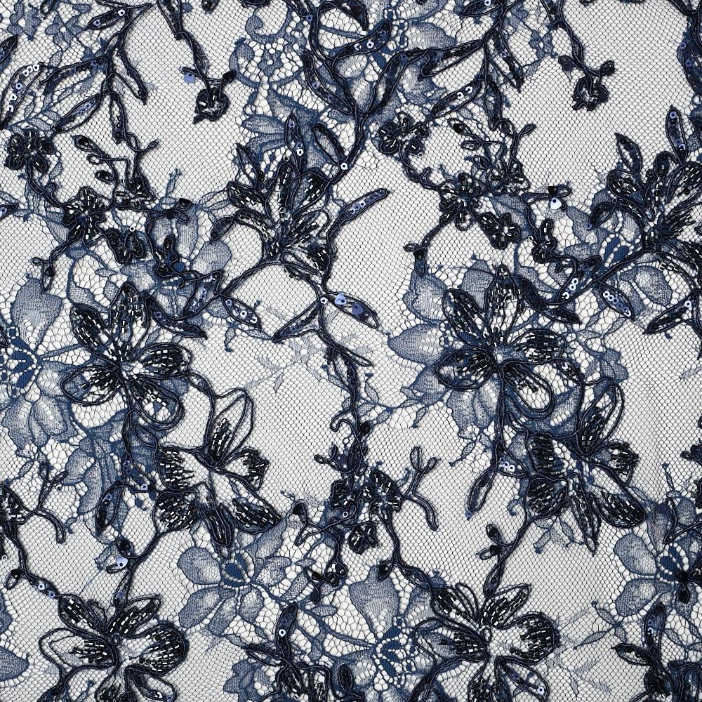 İthal Lez Boncuk Dantel Kumaş 775C - 8032 - 02