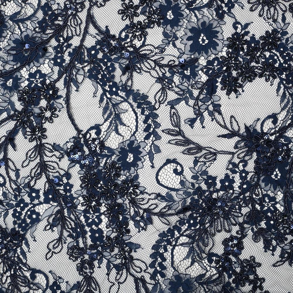 İthal Lez Boncuk Dantel Kumaş 775C - 8035 - 02