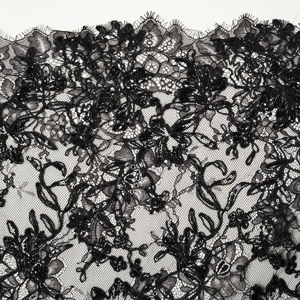 İthal Lez Boncuk Dantel Kumaş 775C - 832 - 01