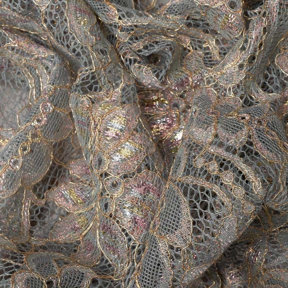 Janjan Dantel Kumaş 130 Gri 09