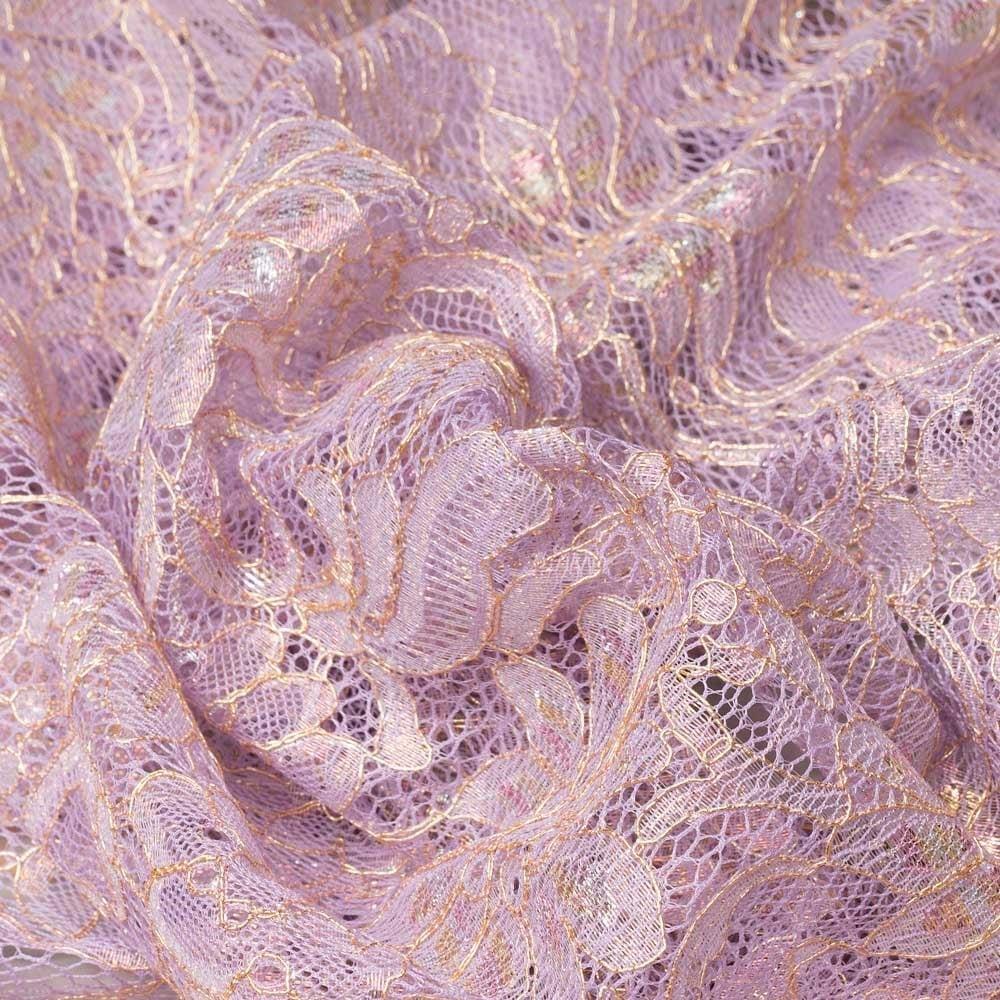 Janjan Dantel Kumaş 130 Lila 12