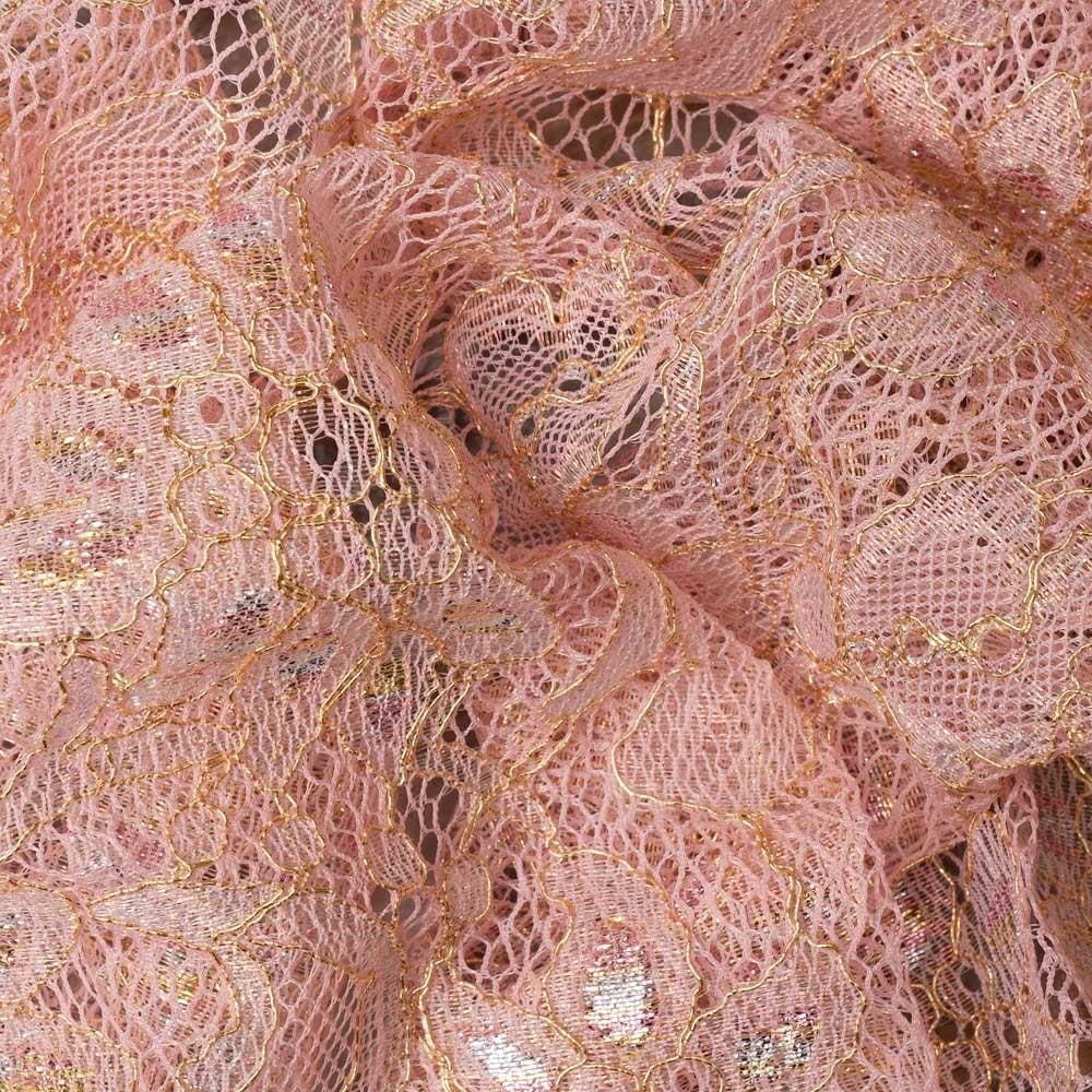 Janjan Dantel Kumaş 130 Pembe 11