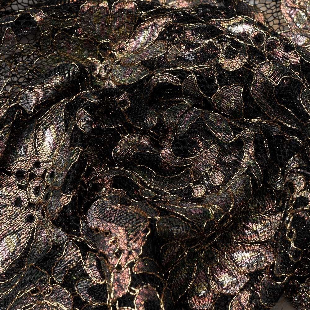 Janjan Dantel Kumaş 130 Siyah 04