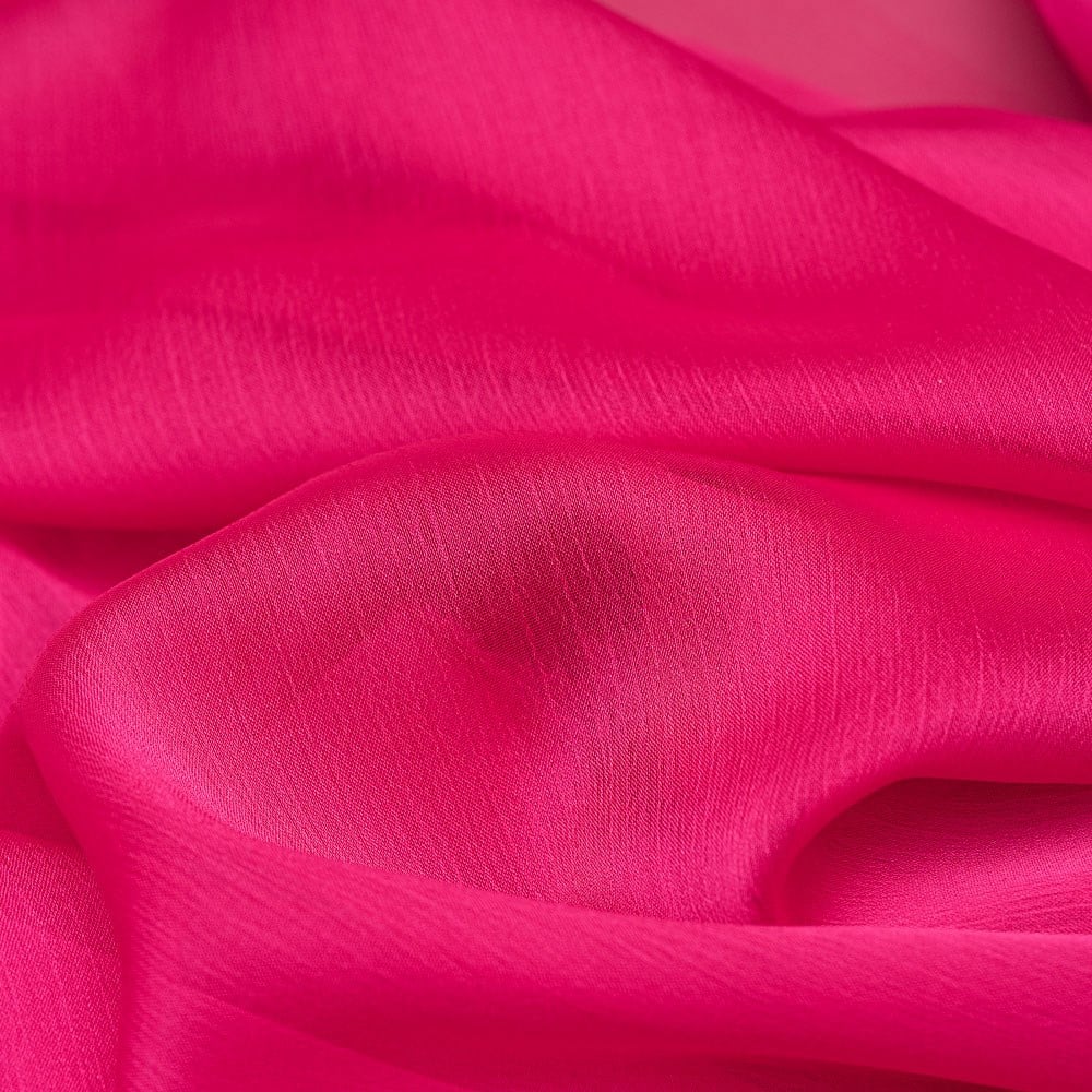 Janjan Şifon Kumaş Koyu Fuşya