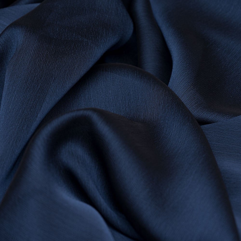 Janjan Şifon Kumaş Koyu Lacivert