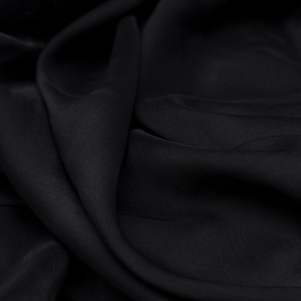 Janjan Şifon Kumaş Siyah