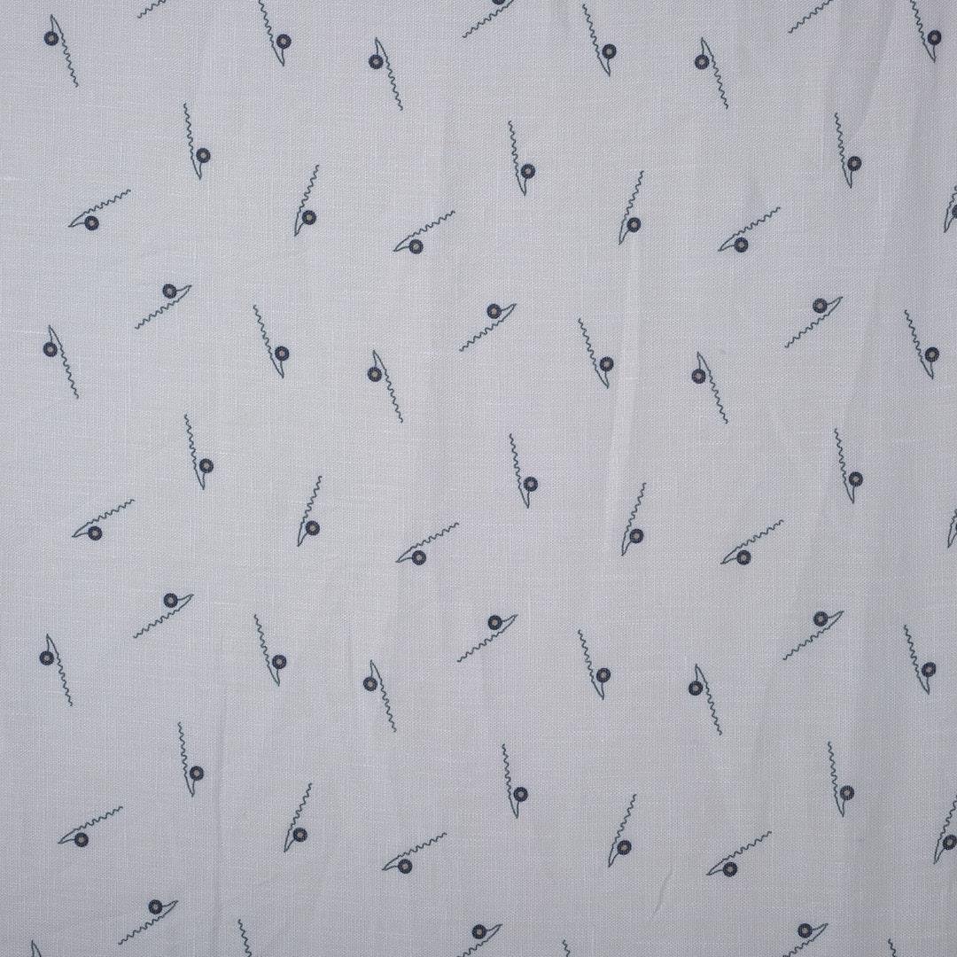 Keten Emprime Kumaş 01